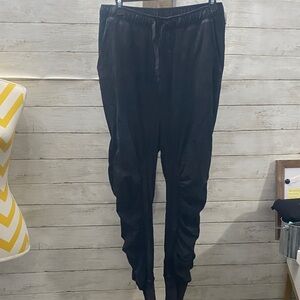 Free People Movement Premium Black Acid Wash Joggers with Pockets‎